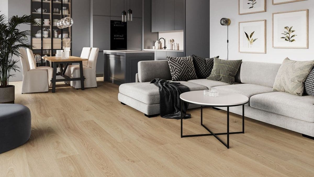 Pardoseală SPC Barlinek Large Line Stejar Flax 5+1mm