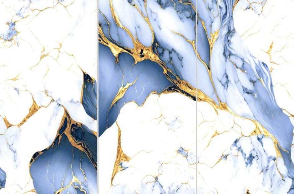Aqua Blue Gold - fețele modelului, alăturate