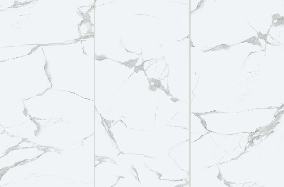 Bianco Carrara - fețele modelului, alăturate