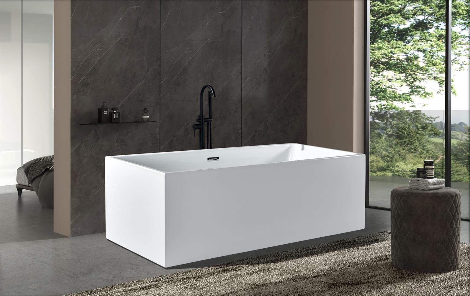 Cadă freestanding Favia MC03, dreptunghiulară
