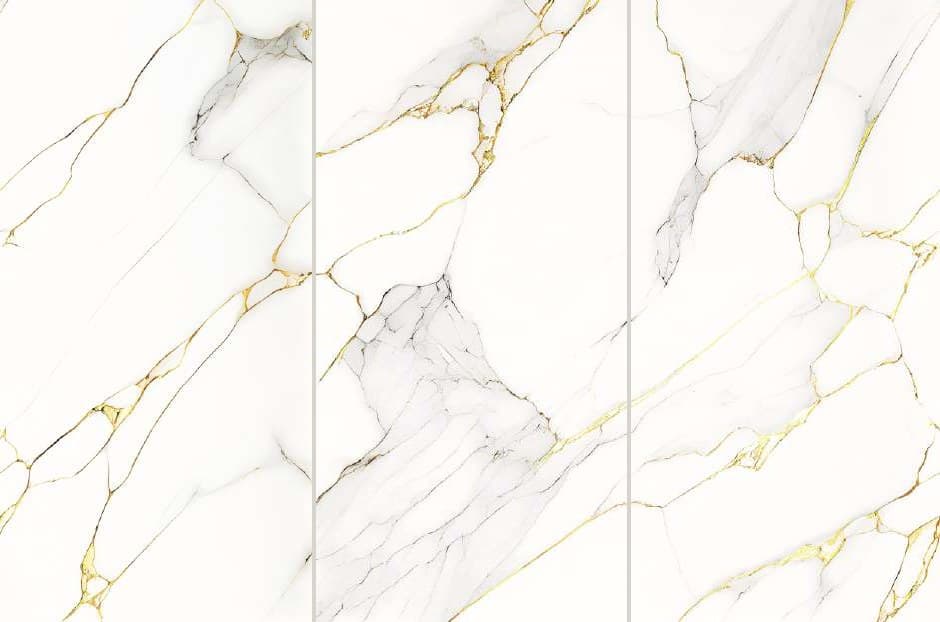 Ice Gold White - fețele modelului, alăturate