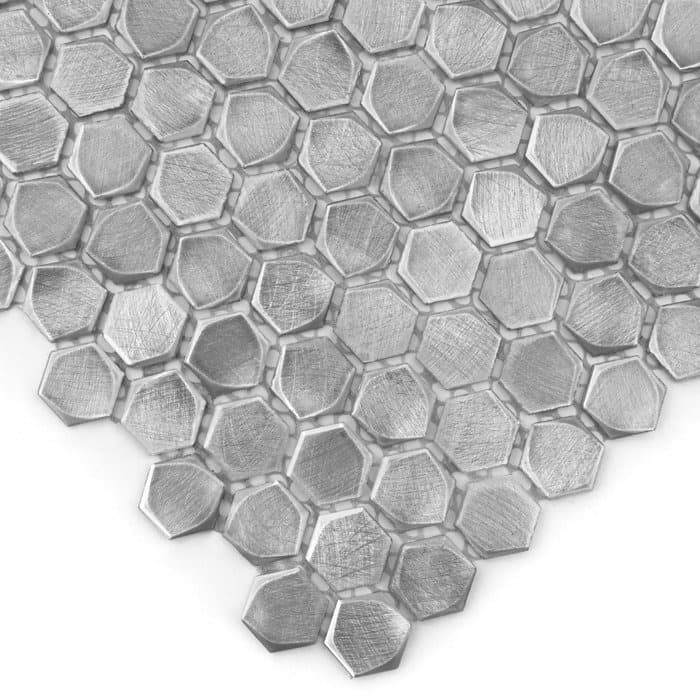 Allumi Silver Hexagon 14 - textură