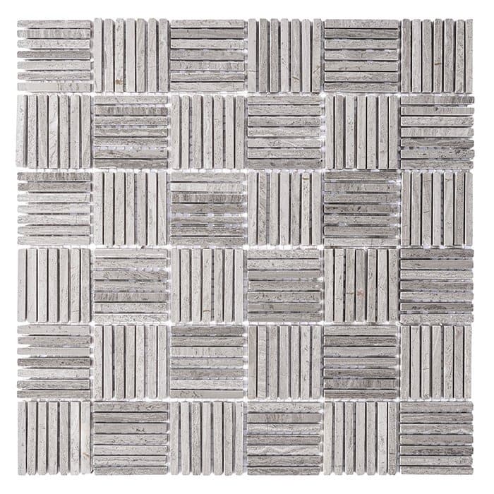 Woodstone Grey Tatami 48 - textură