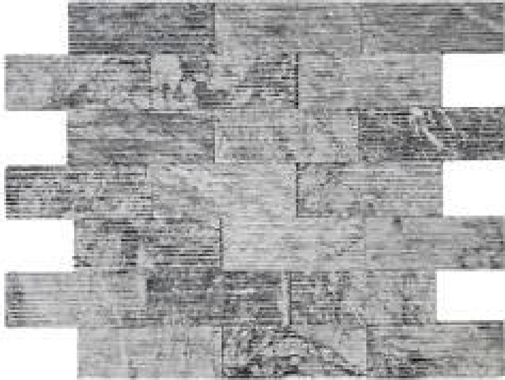 Mozaic Marmură decorativă Grey rizată - textură