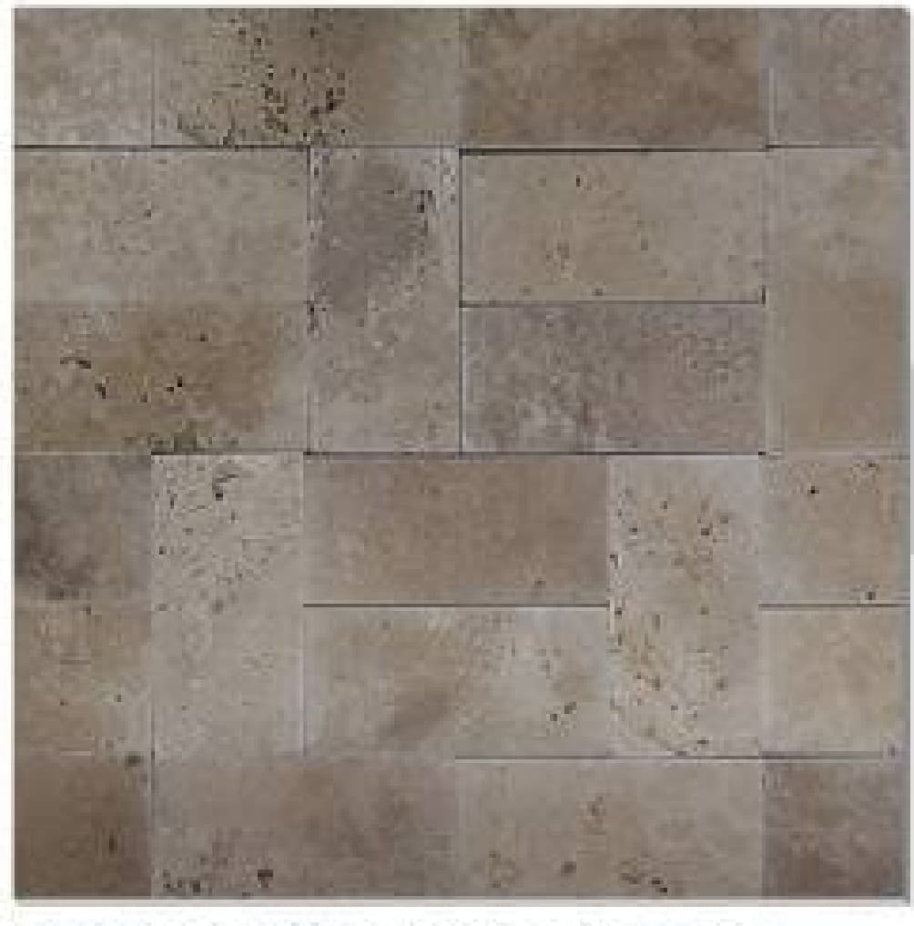 Travertin Rustic 1.2 cm Tumbled - textură