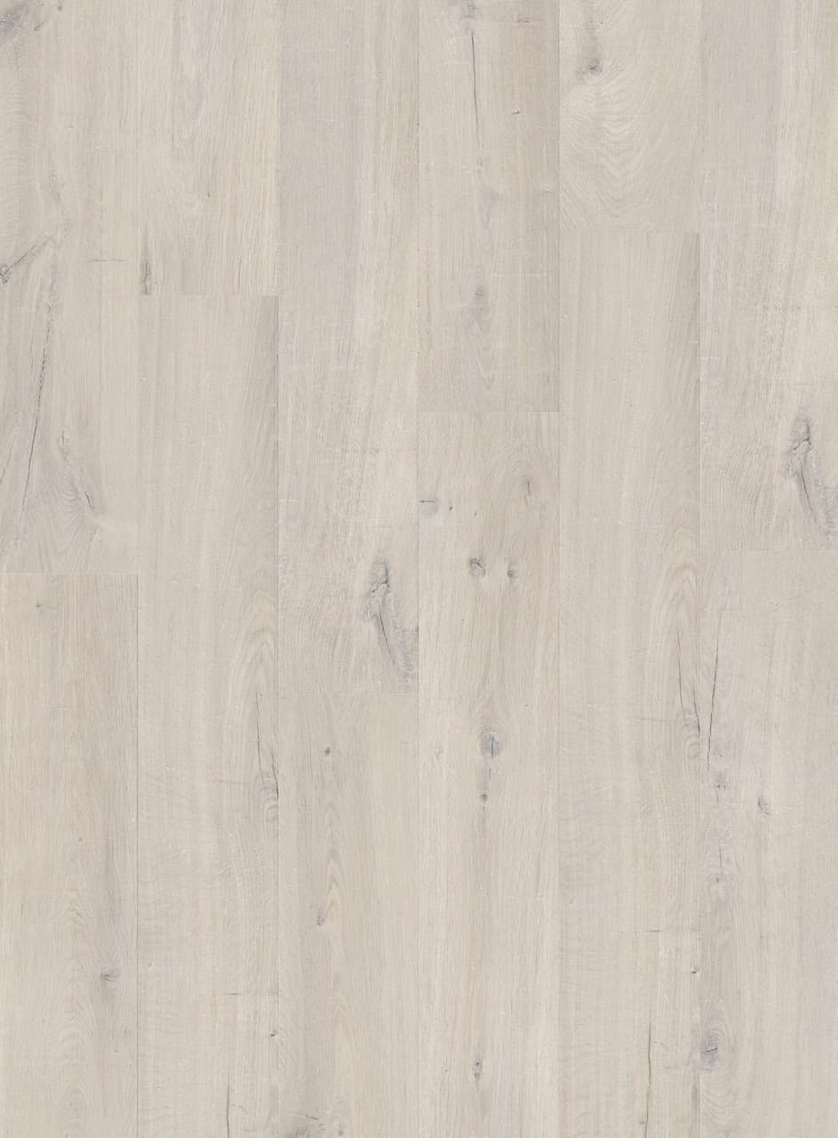 Stejar cotton blush, albit - scândurile văzute de sus