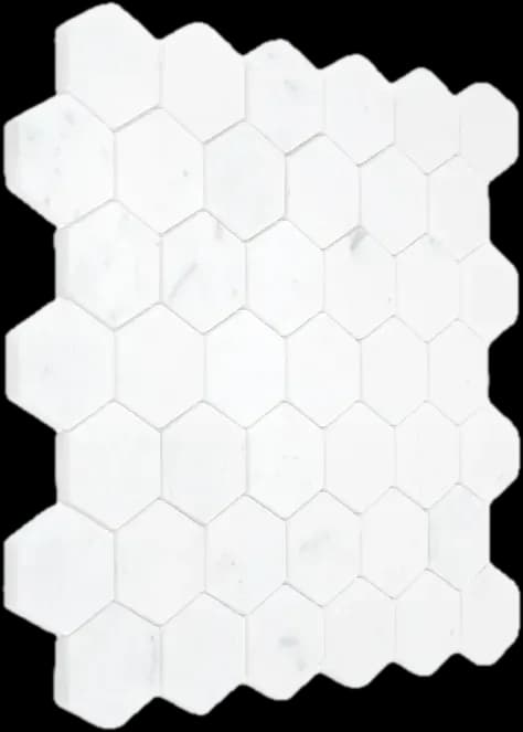 Carrara White Hexagon 48 - poza 4