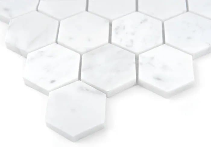 Carrara White Hexagon 48 - poza 5