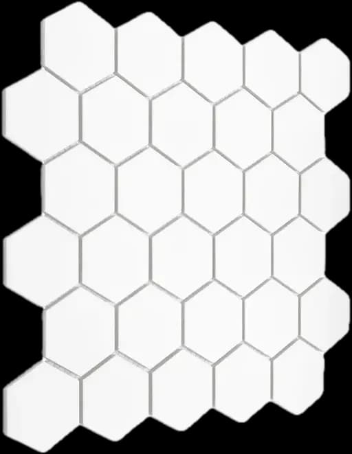 Hexagon White 51 matt - poza 4