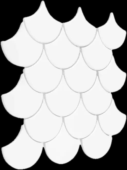 Mini Fish Scale White 88 - poza 4