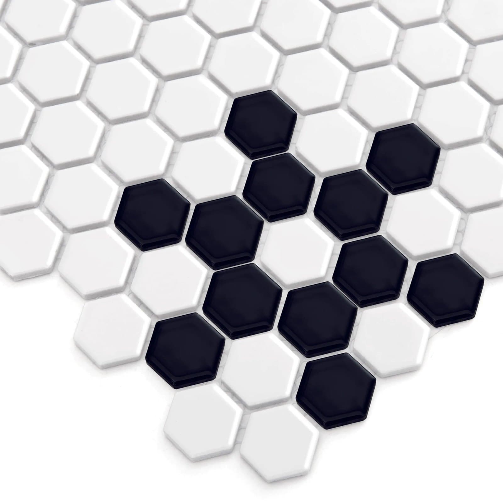 Mini Hexagon B&W Snow - poza 3