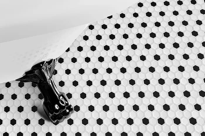Mini Hexagon B&W Spot - montat
