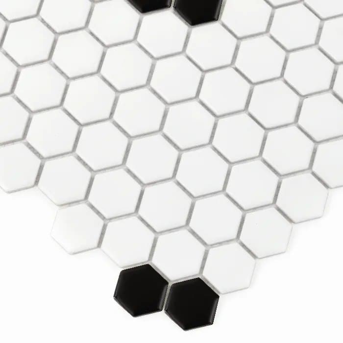 Mini Hexagon Rombdance Black matt - poza 3