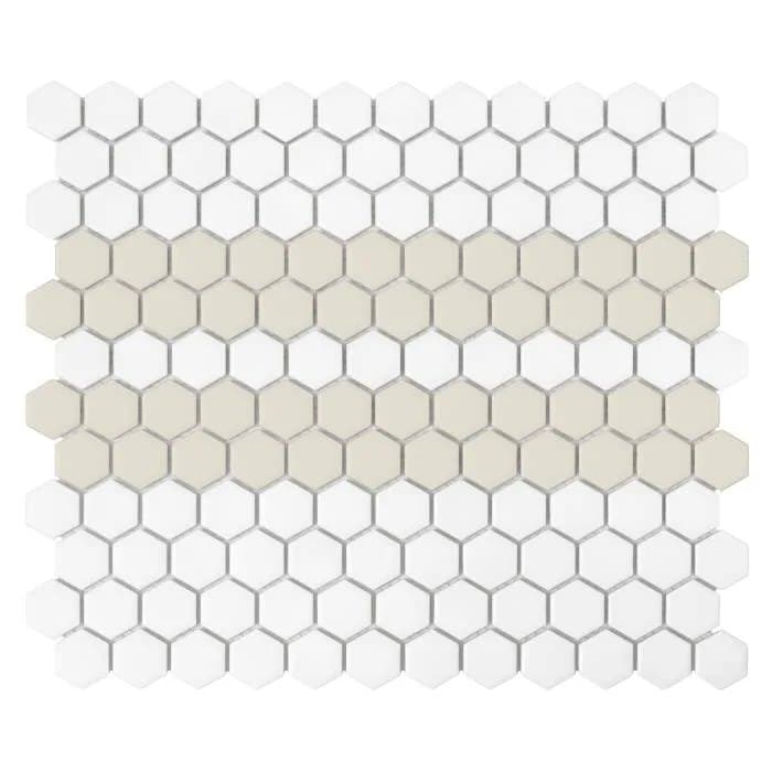 Mini Hexagon Stripe 2.C matt