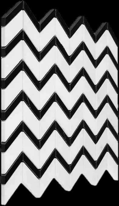 Pure White Chevron Mix - poza 4