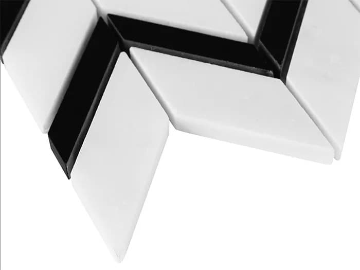 Pure White Chevron Mix - poza 5