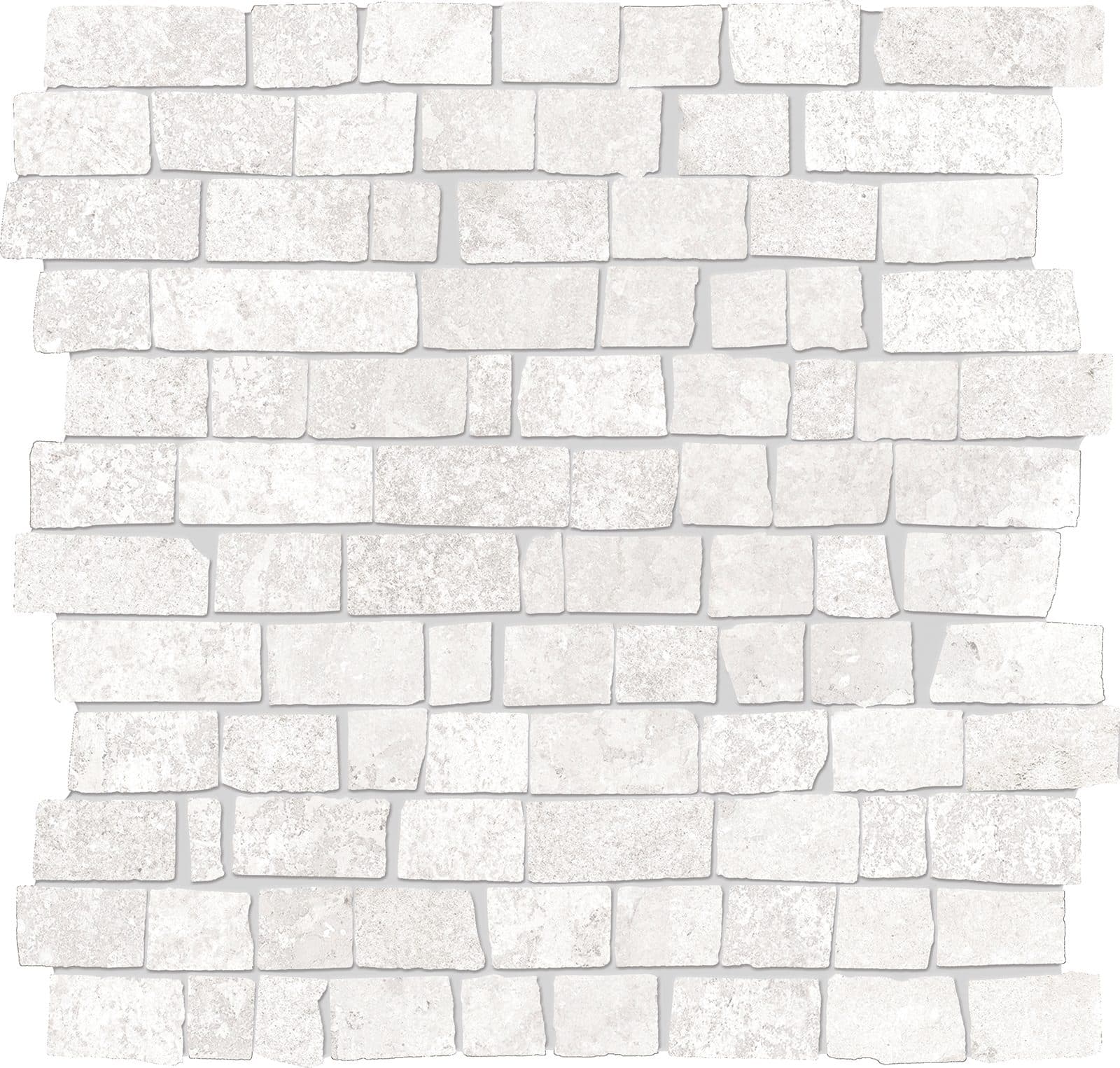 Chateau mozaic Petit Mur 30×30 Blanc