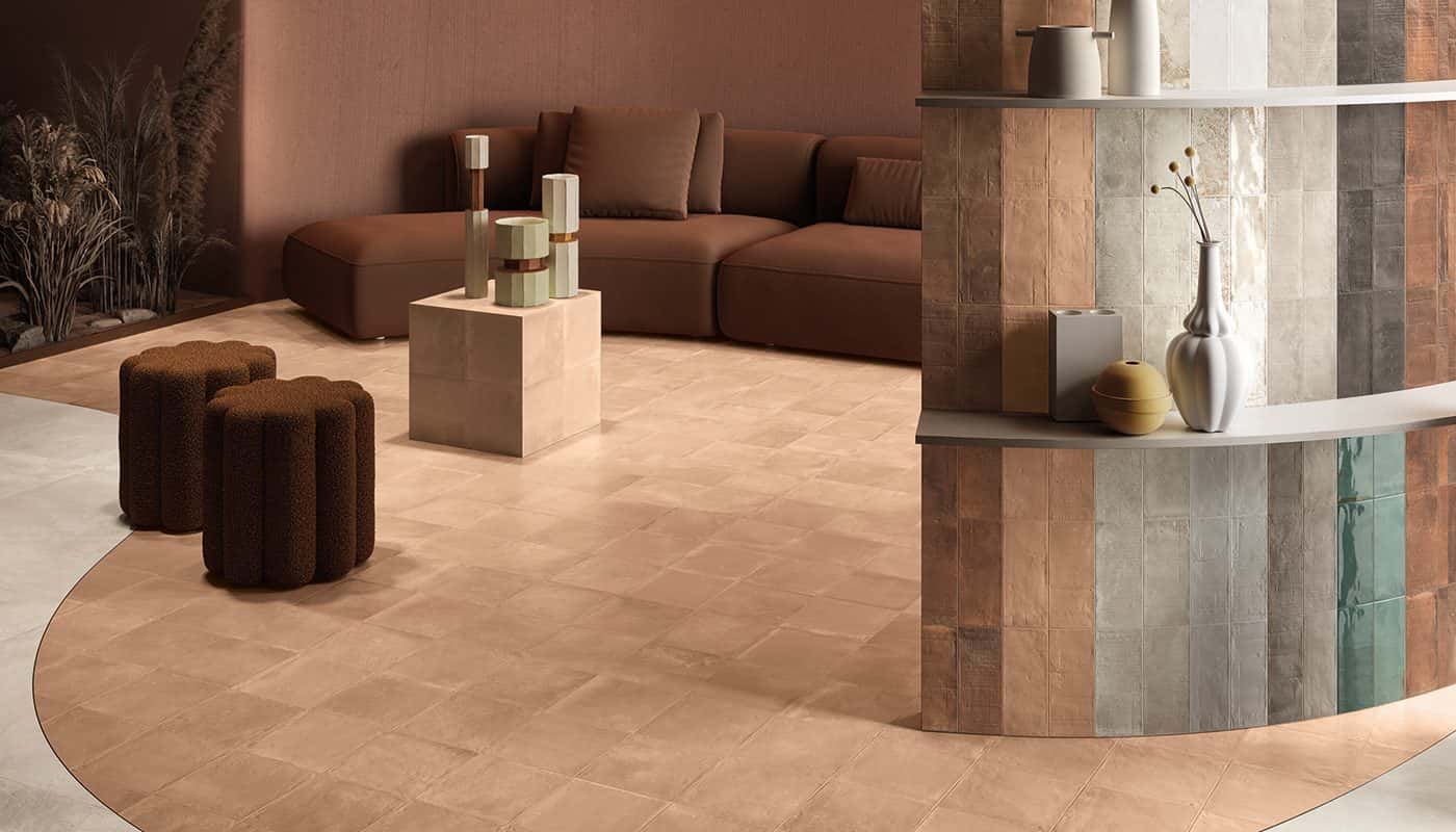 Forme Brick Naturale Avorio - montată într-o cameră