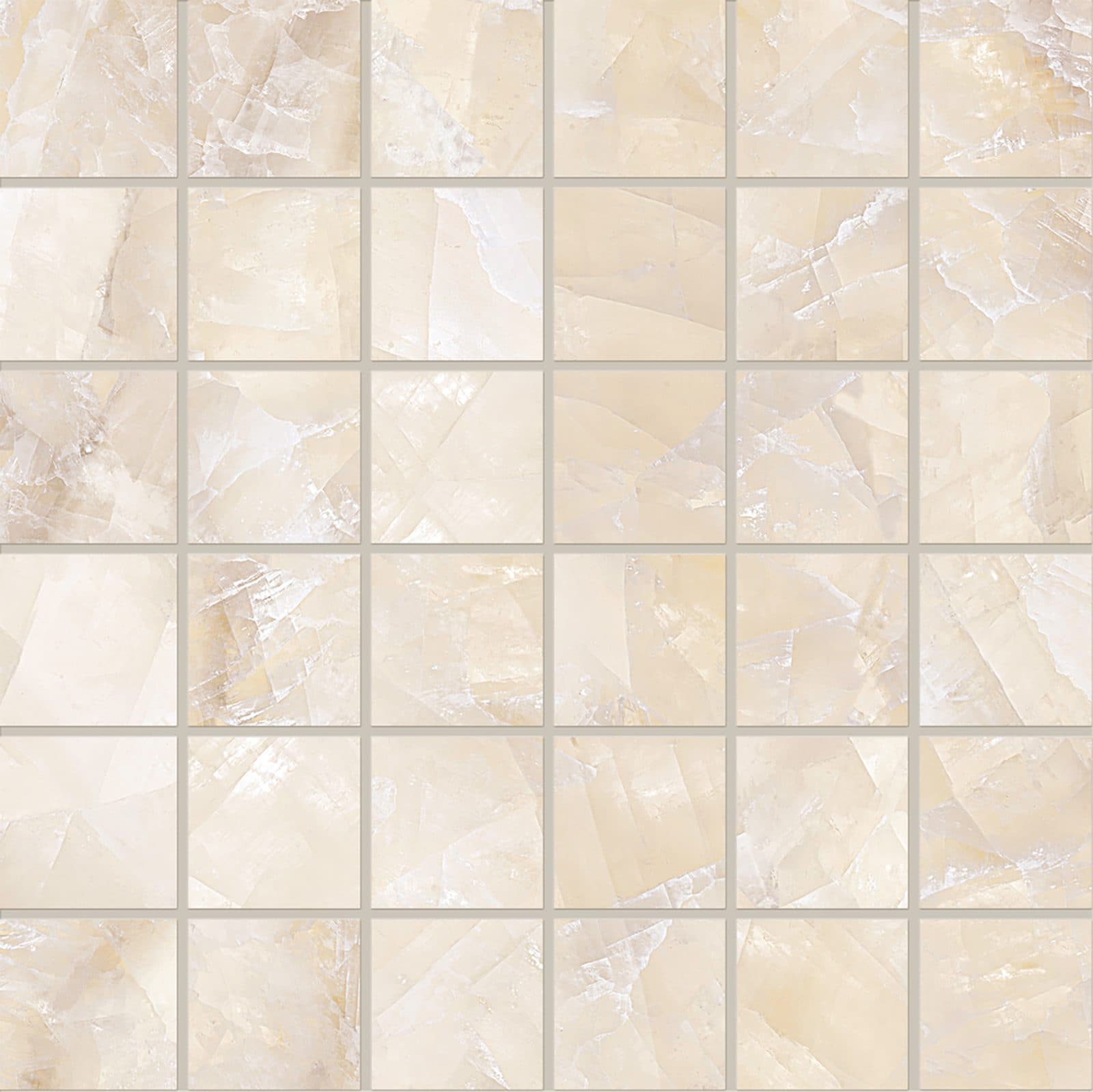 Tele di Marmo Lumia mozaic 5×5 30×30 Full Lappato Ivory Gioiello