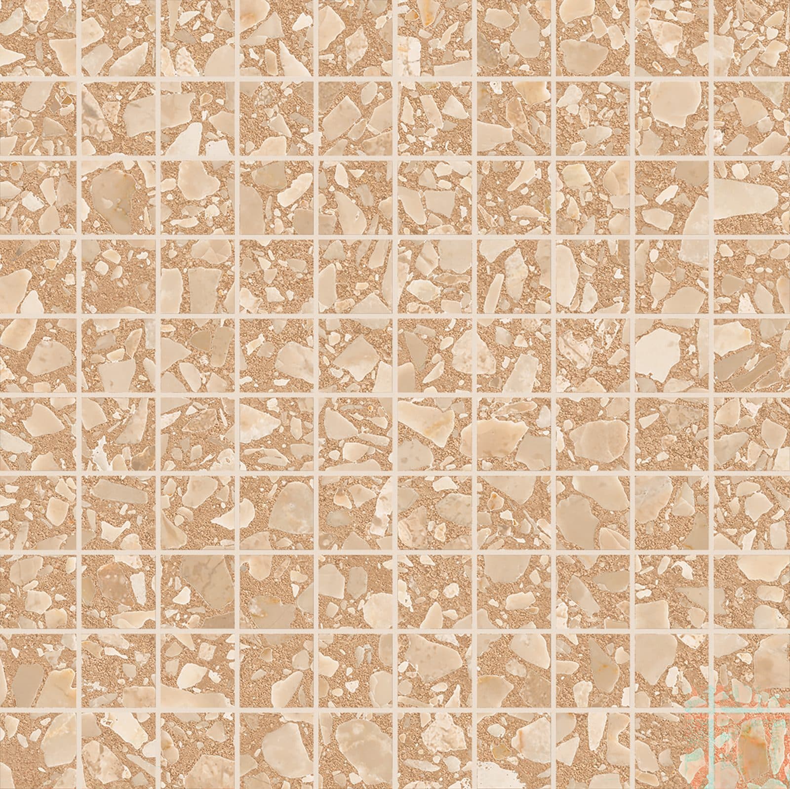 Essenza Frammenti mozaic 3×3-30×30 Frammenti Venezia Rosso Siena