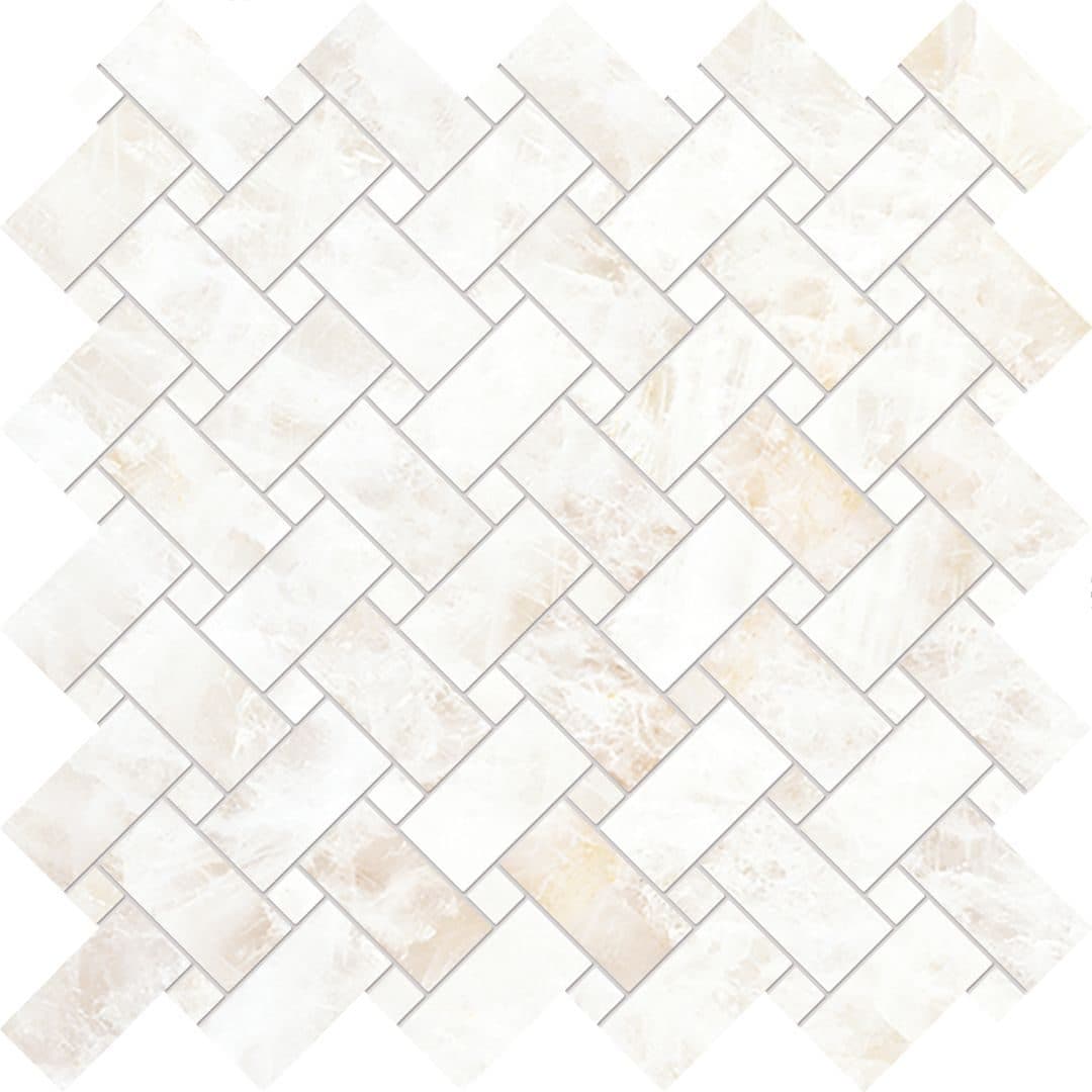 Tele di Marmo Precious Intrecci 30×30 Crystal White