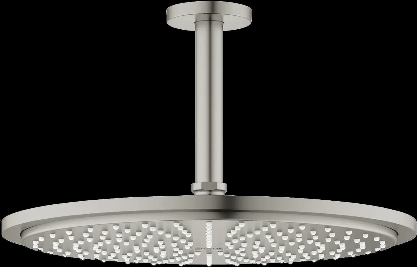 GROHE Rainshower Cosmopolitan 310 Set de duș fix cu montare în tavan 142 mm, 1 pulverizare - finisaj Oţel inoxidabil - Satin Steel