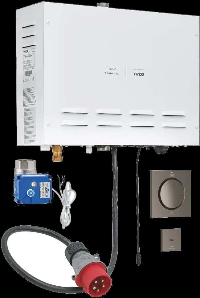 GROHE F digital Deluxe Generator de abur 9,9 kW, cu ieșire de abur și senzor de temperatură