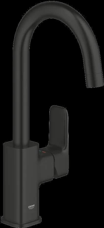 GROHE Cubeo Baterie lavoar monocomandă 1/2" Mărimea L - finisaj Negru - Matt Black