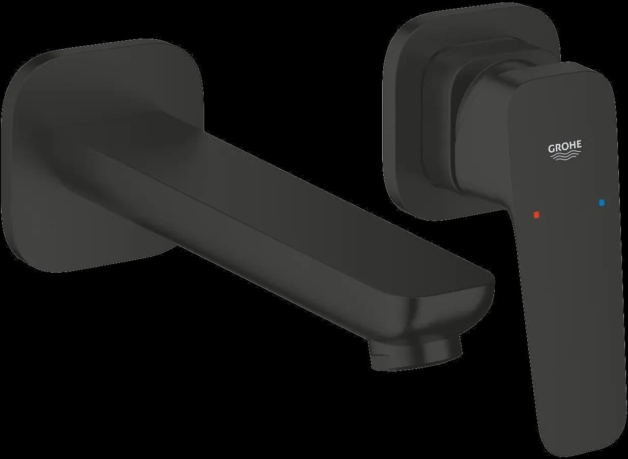 GROHE Cubeo Baterie lavoar cu 2 găuri Mărimea M - finisaj Negru - Matt Black