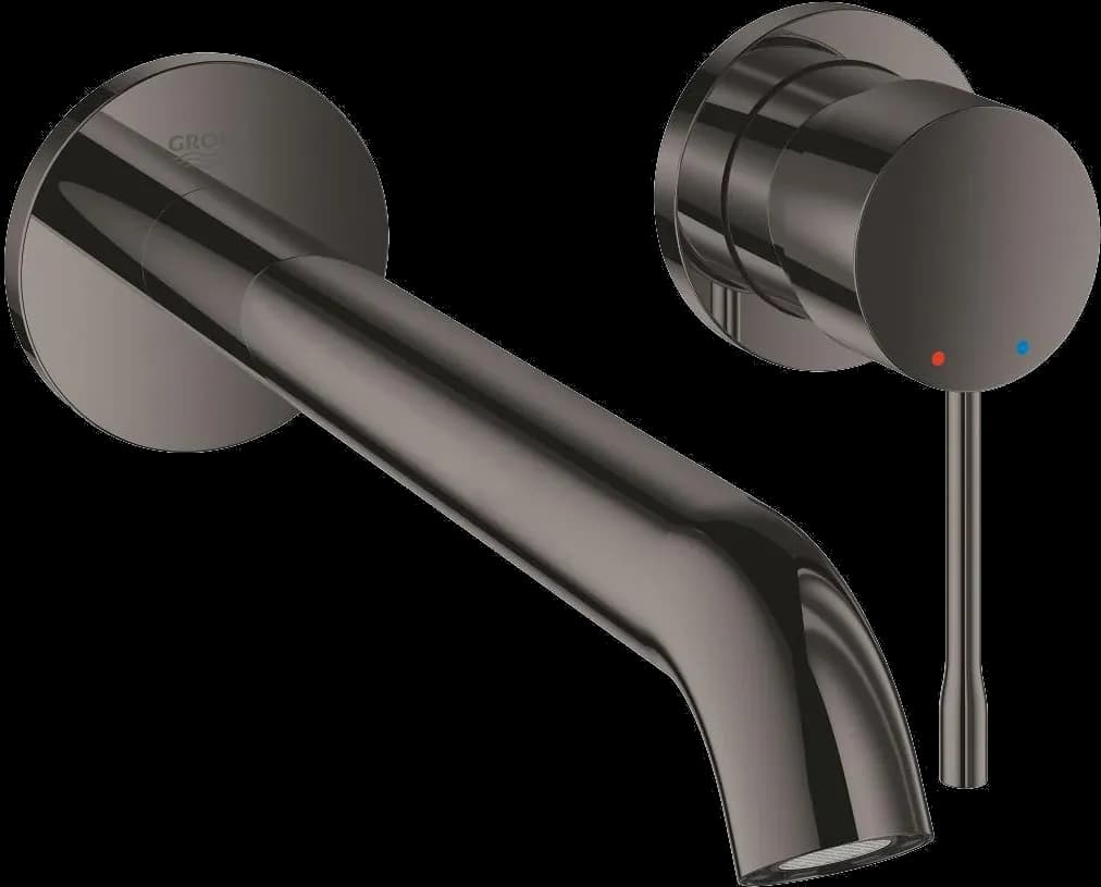 GROHE Essence Baterie lavoar monocomandă cu 2 elemente Mărimea L - finisaj Antracit - Hard Graphite