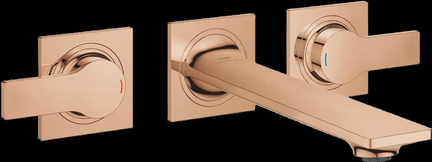 GROHE Allure Baterie lavoar cu 3 elemente 1/2" Mărimea M - finisaj Bronz - Warm Sunset