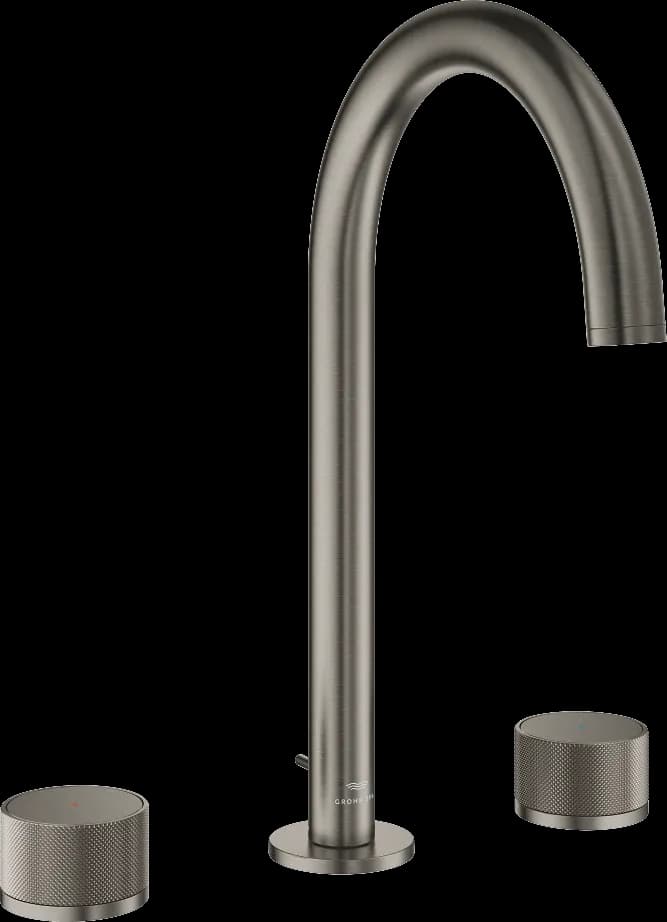 GROHE Atrio Private Collection Baterie lavoar cu 3 găuri 1/2" Mărimea L - finisaj Antracit - Brushed Hard Graphite