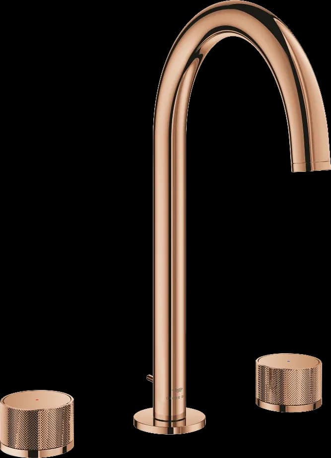 GROHE Atrio Private Collection Baterie lavoar cu 3 găuri 1/2" Mărimea L - finisaj Bronz - Warm Sunset