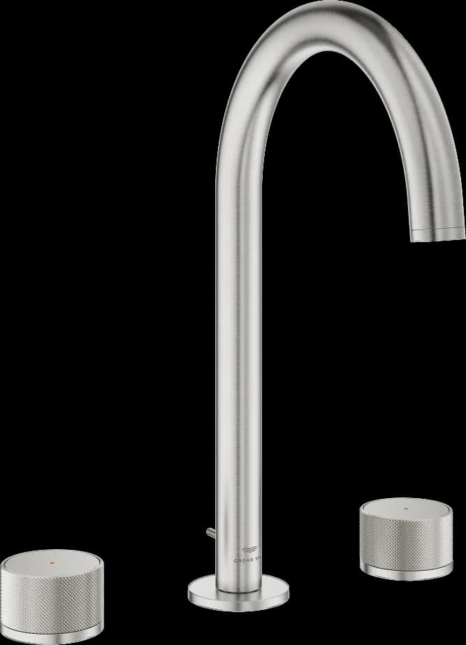 GROHE Atrio Private Collection Baterie lavoar cu 3 găuri 1/2" Mărimea L - finisaj Supersteel Infinity
