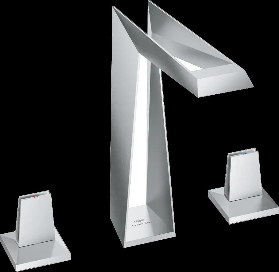 GROHE Allure Brilliant 3 Baterie lavoar cu 3 găuri, montaj pe blat
