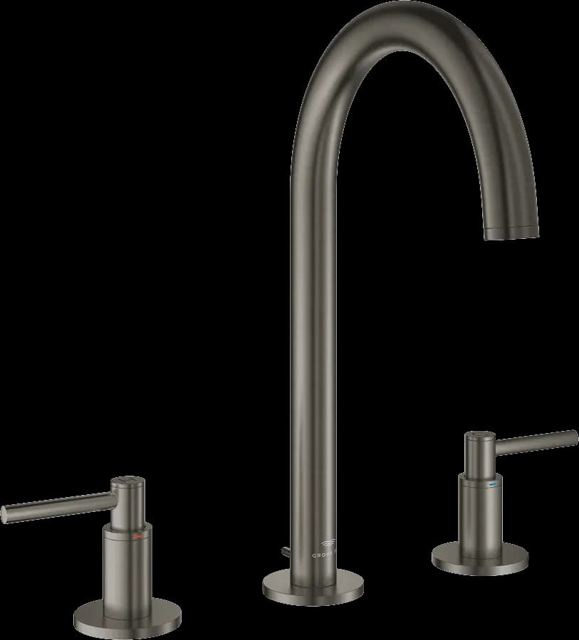 GROHE Atrio Baterie lavoar cu 3 găuri 1/2" Mărimea L - finisaj Antracit - Brushed Hard Graphite