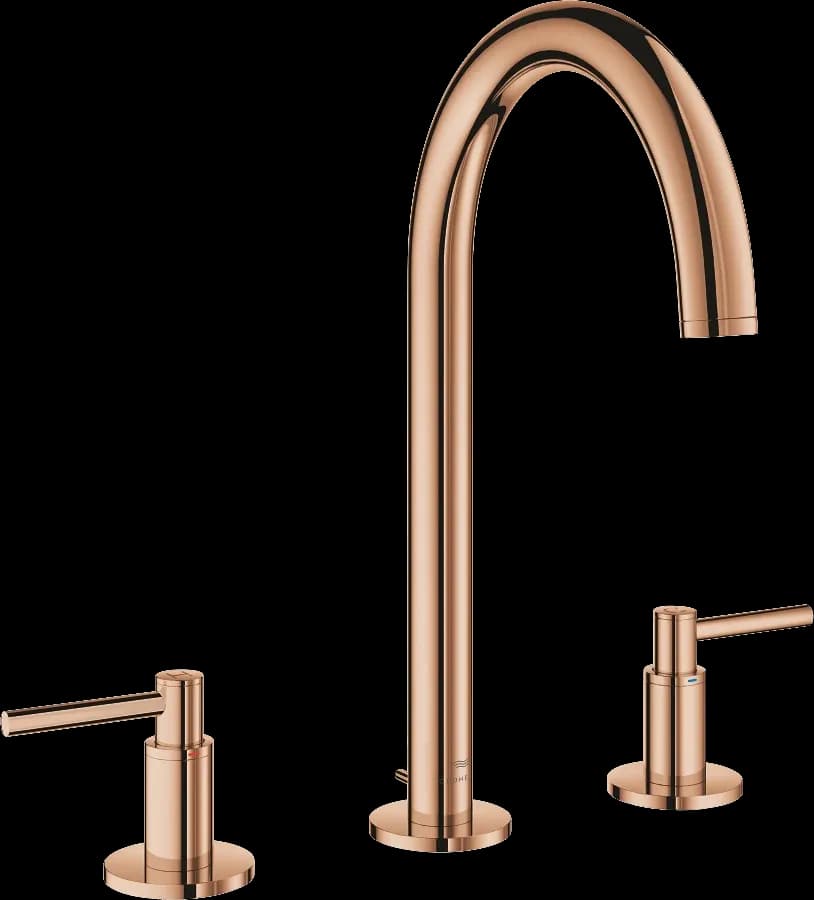 GROHE Atrio Baterie lavoar cu 3 găuri 1/2" Mărimea L - finisaj Bronz - Warm Sunset