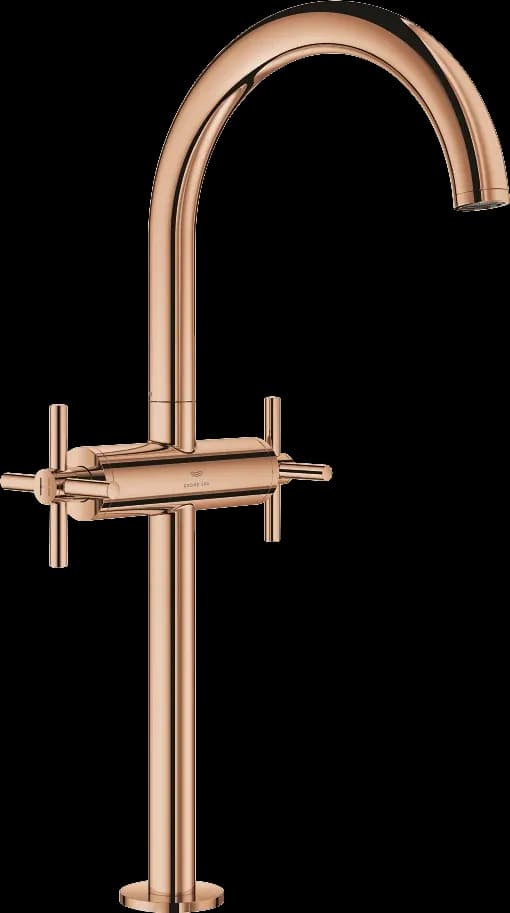 GROHE Atrio Baterie lavoar pentru un orificiu, 1/2" Mărimea XL - finisaj Bronz - Warm Sunset