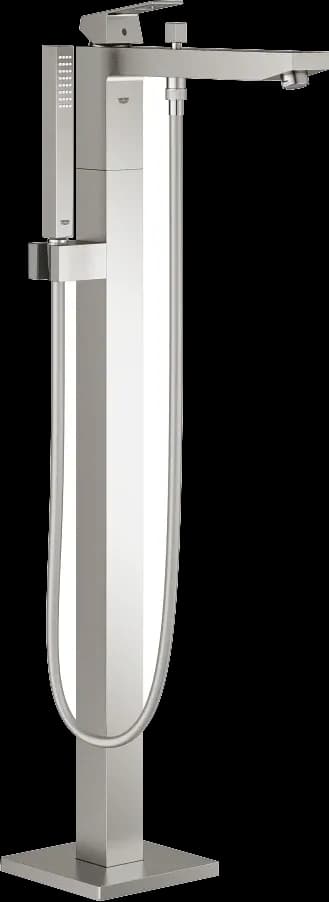 GROHE Eurocube Baterie cadă monocomandă 1/2", montare pe podea - finisaj Supersteel Infinity