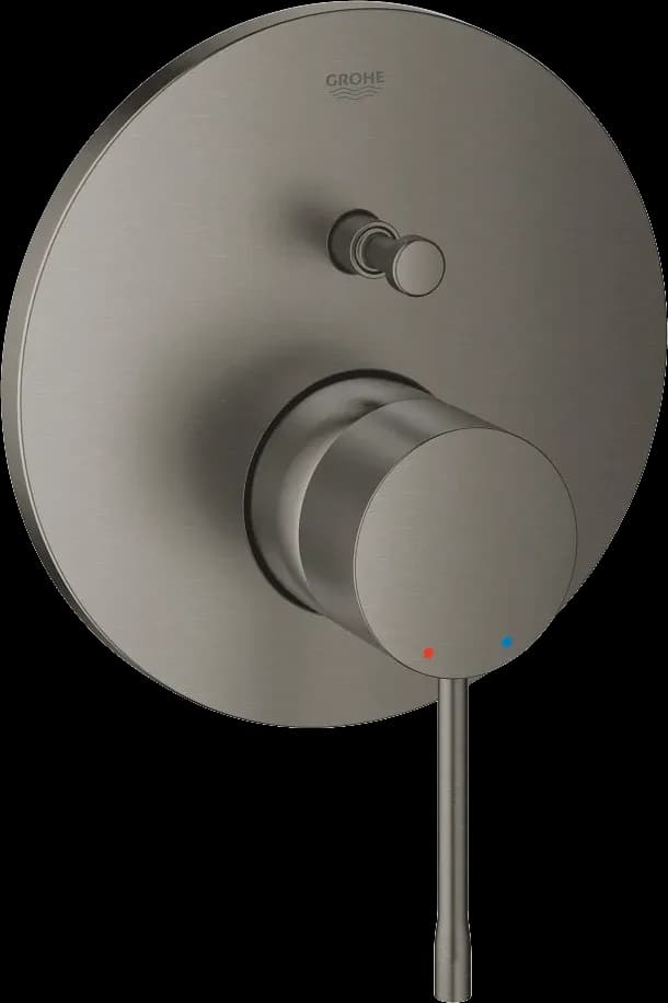 GROHE Essence Baterie monocomandă cu divertor cu două căi - finisaj Antracit - Brushed Hard Graphite