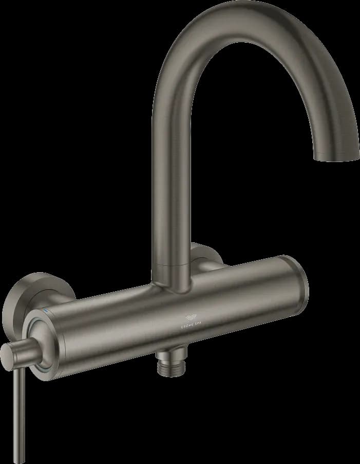 GROHE Atrio Baterie cadă monocomandă 1/2" - finisaj Antracit - Brushed Hard Graphite