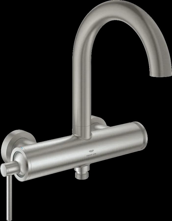GROHE Atrio Baterie cadă monocomandă 1/2" - finisaj Supersteel Infinity