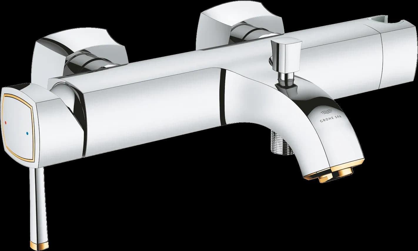 GROHE Grandera Baterie cadă monocomandă 1/2" - finisaj Crom, auriu