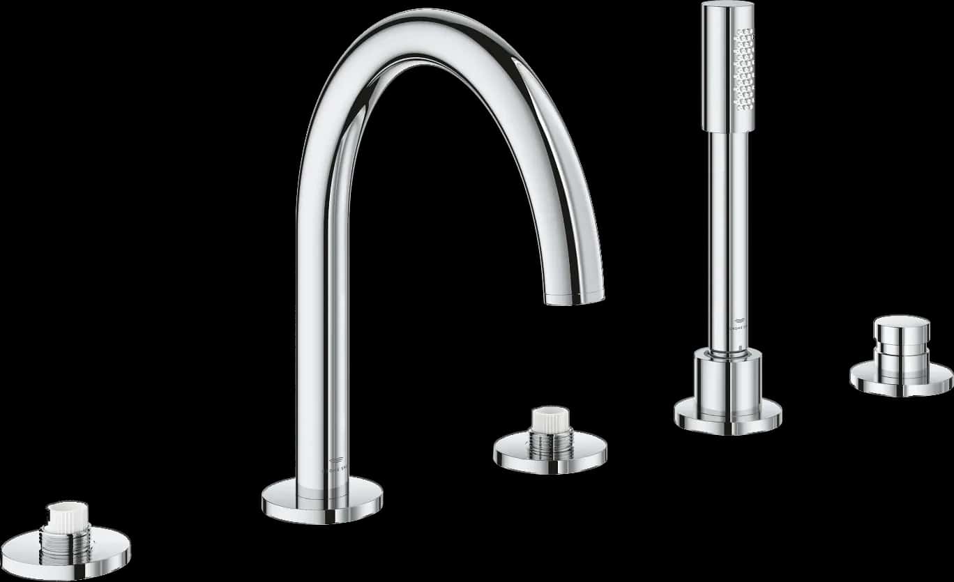 GROHE Atrio Private Collection Baterie cadă cu 5 elemente