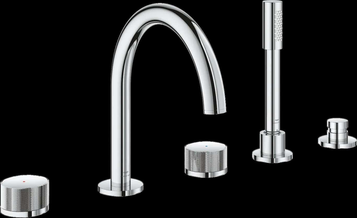 GROHE Atrio Private Collection Baterie cadă cu 5 elemente