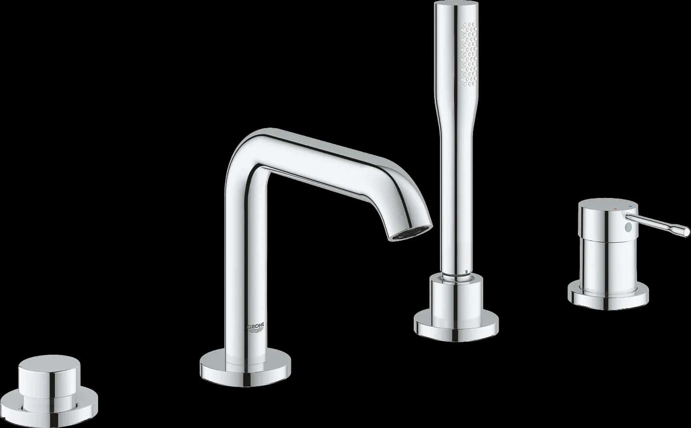 GROHE Essence Baterie cadă monocomandă cu 4 găuri