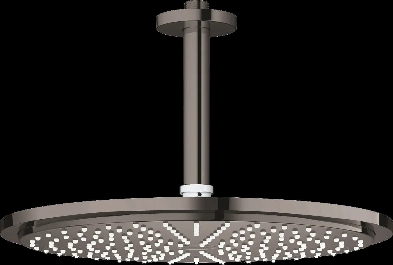 GROHE Rainshower Cosmopolitan 310 Set de duș fix cu montare în tavan 142 mm, 1 pulverizare - finisaj Antracit - Hard Graphite
