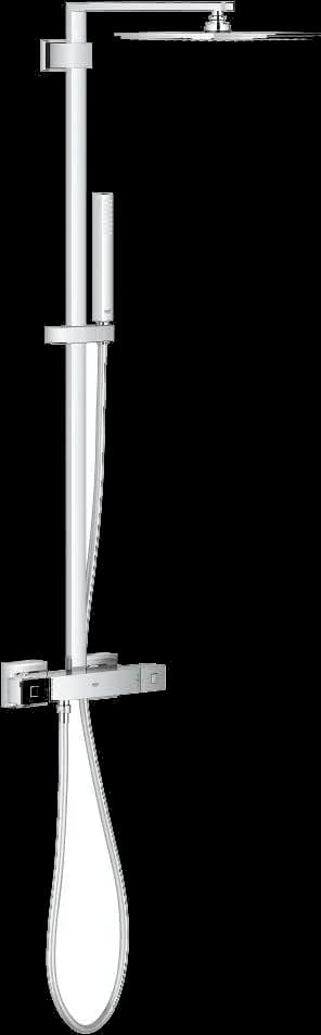 GROHE Euphoria Cube System 230 Sistem de duș cu baterie cu termostat cu montare pe perete