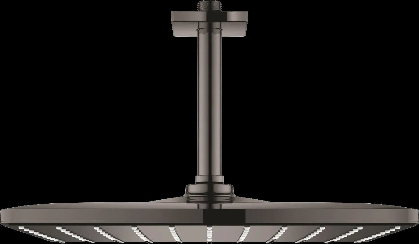 GROHE Rainshower Mono 310 Cube Set de duș fix cu montare în tavan 142 mm, 1 pulverizare - finisaj Antracit - Hard Graphite