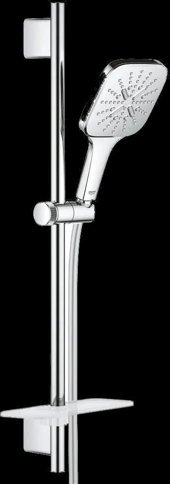 GROHE Rainshower SmartActive 130 Cube Set duș cu 3 pulverizări, cu bară